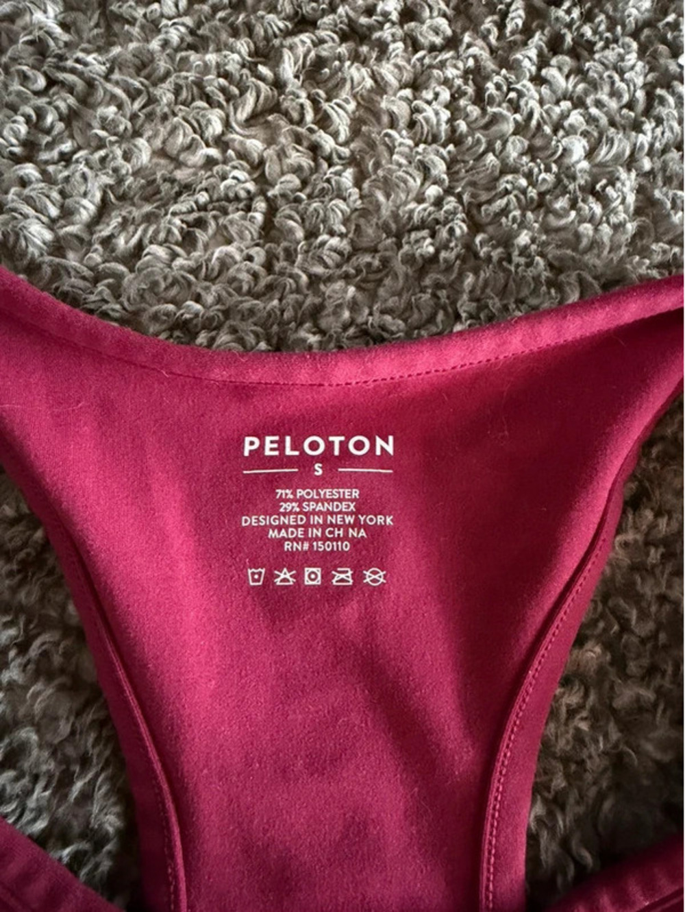 Peloton Women's Racerback Tank Top Size Large - Picture 3 of 3